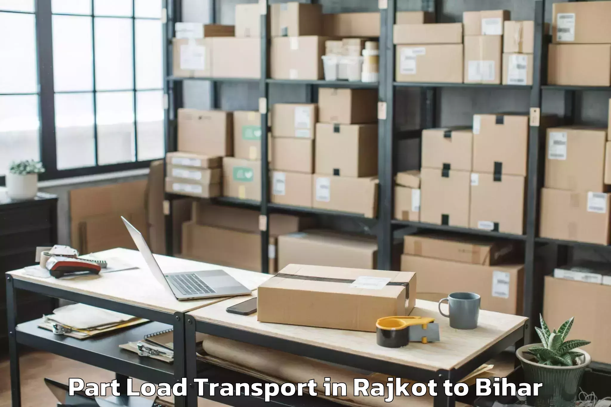 Reliable Rajkot to Magadh University Bodh Gaya Part Load Transport